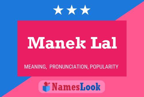 Manek Lal Name Poster