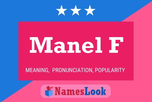 Manel F Name Poster