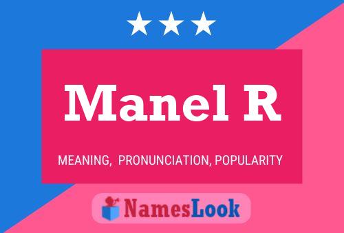 Manel R Name Poster