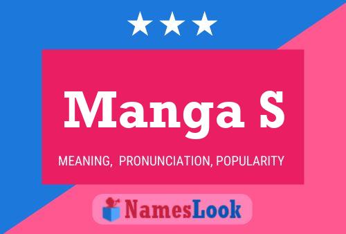 Manga S Name Poster