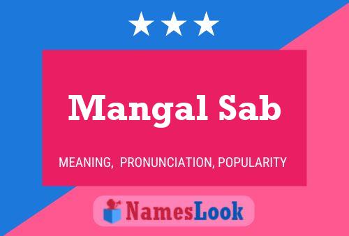 Mangal Sab Name Poster