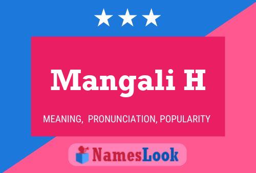 Mangali H Name Poster