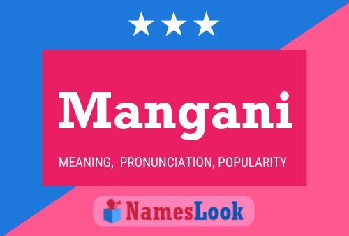 Mangani Name Poster