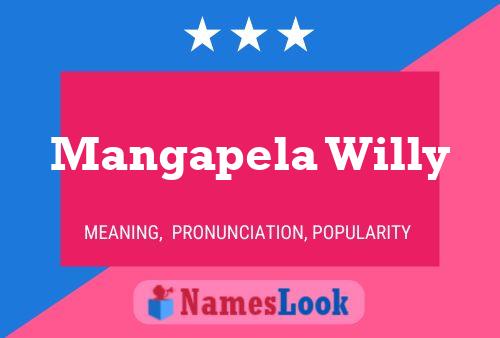 Mangapela Willy Name Poster