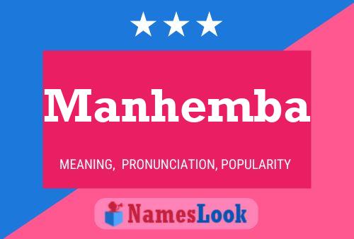 Manhemba Name Poster