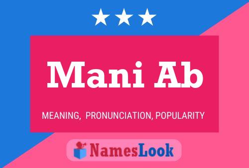 Mani Ab Name Poster