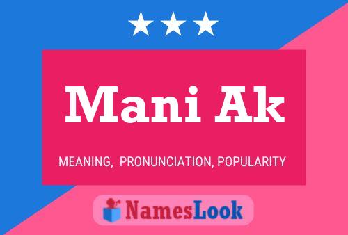 Mani Ak Name Poster