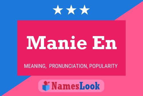 Manie En Name Poster