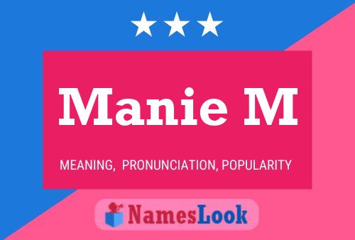 Manie M Name Poster