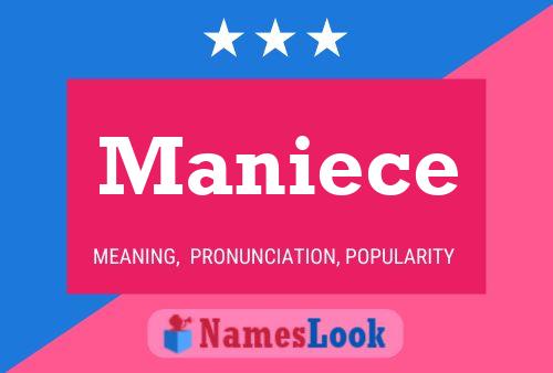 Maniece Name Poster