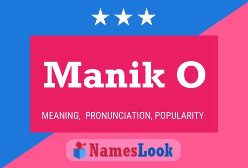 Manik O Name Poster