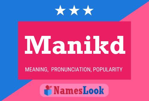 Manikd Name Poster