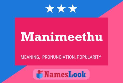 Manimeethu Name Poster