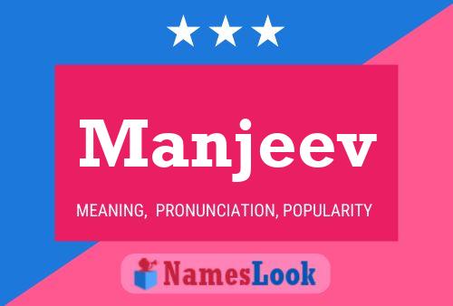 Manjeev Name Poster