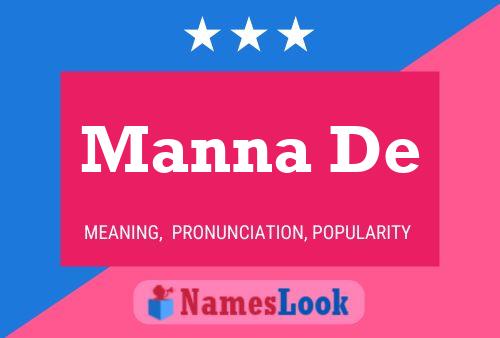 Manna De Name Poster