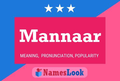 Mannaar Name Poster