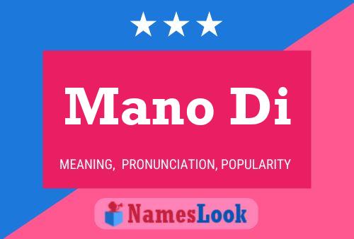 Mano Di Name Poster