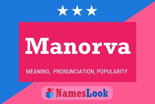 Manorva Name Poster