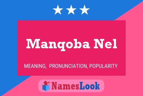 Manqoba Nel Name Poster