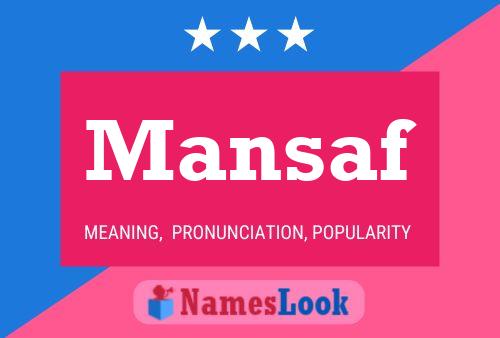 Mansaf Name Poster