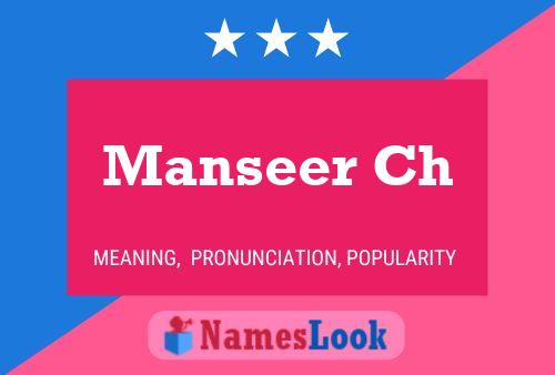 Manseer Ch Name Poster