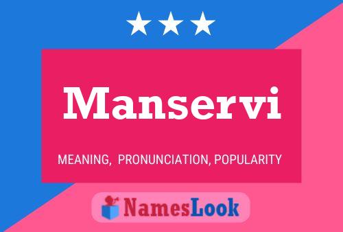 Manservi Name Poster