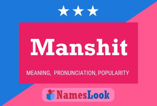 Manshit Name Poster