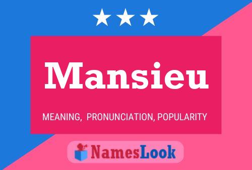 Mansieu Name Poster