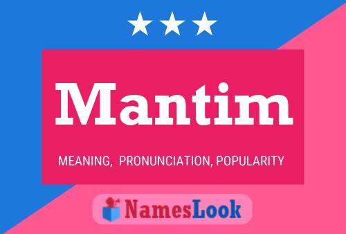 Mantim Name Poster