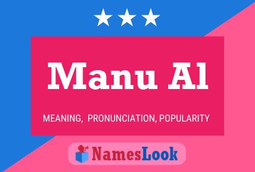 Manu Al Name Poster