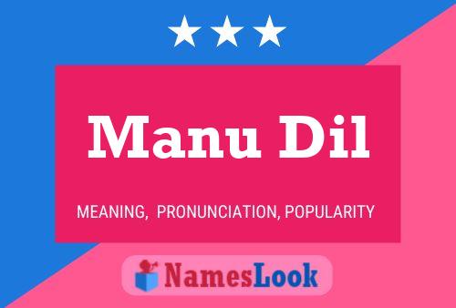 Manu Dil Name Poster