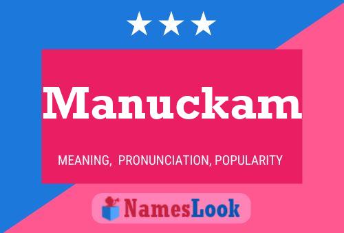 Manuckam Name Poster