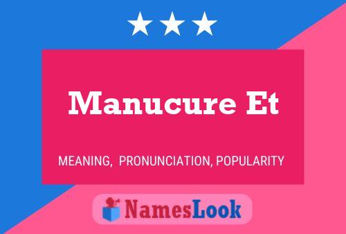 Manucure Et Name Poster