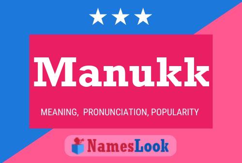 Manukk Name Poster