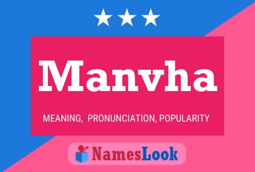 Manvha Name Poster