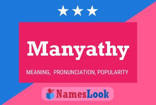 Manyathy Name Poster