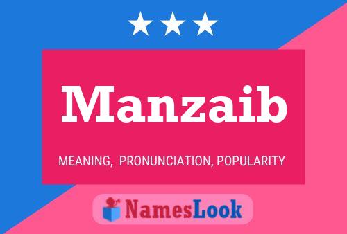 Manzaib Name Poster