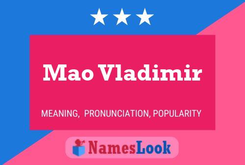 Mao Vladimir Name Poster