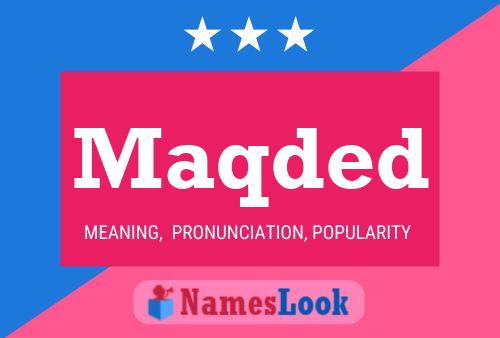 Maqded Name Poster