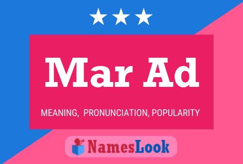 Mar Ad Name Poster