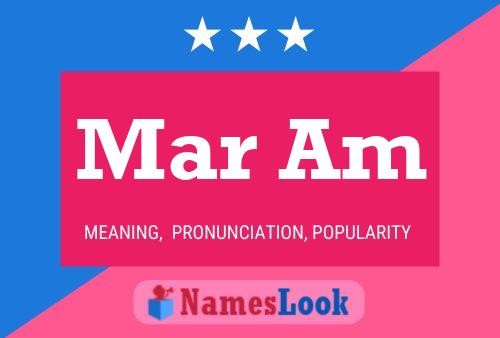 Mar Am Name Poster