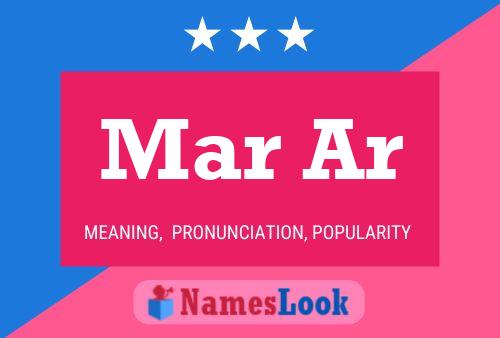 Mar Ar Name Poster