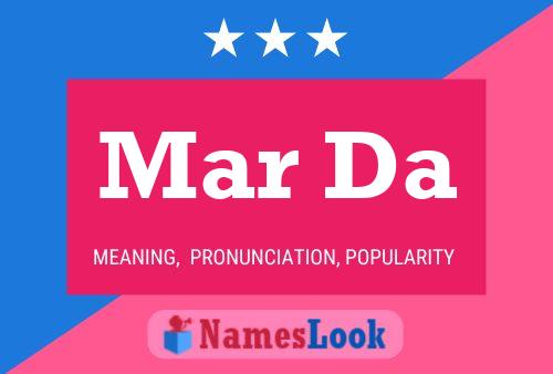 Mar Da Name Poster