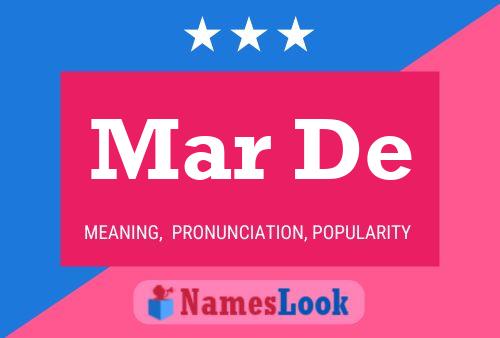 Mar De Name Poster