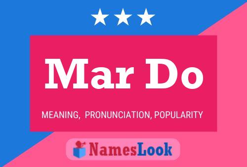 Mar Do Name Poster