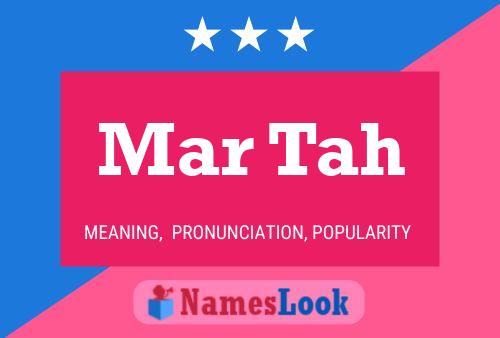 Mar Tah Name Poster