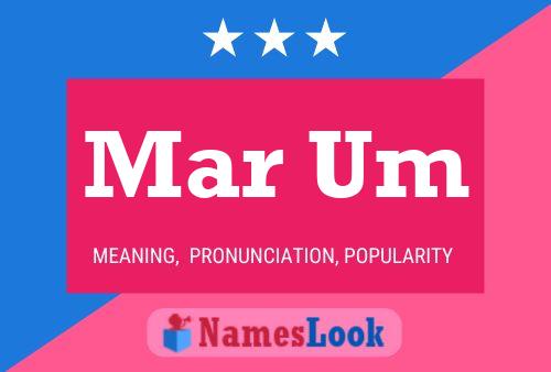 Mar Um Name Poster