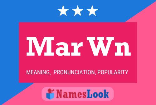 Mar Wn Name Poster