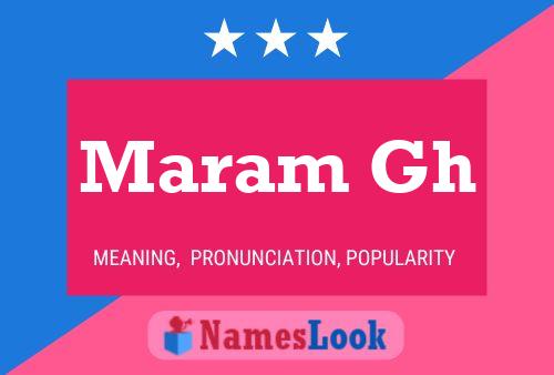 Maram Gh Name Poster