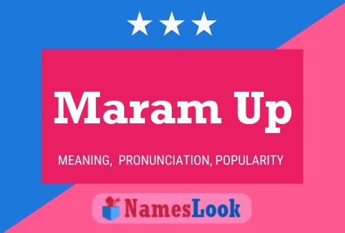 Maram Up Name Poster